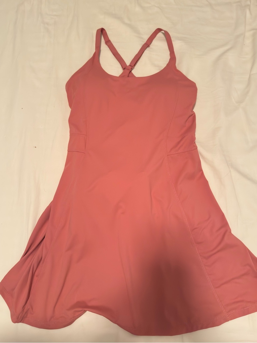 all in motion Dusty Rose Cross-Back Active Mini Dress